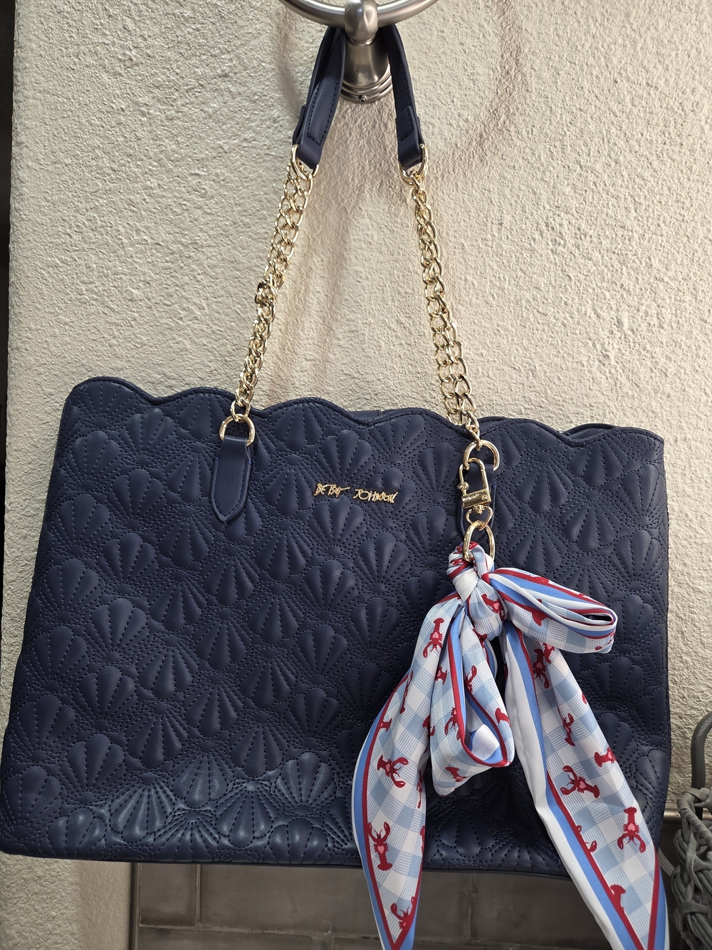 Betsey Johnson Navy Tote